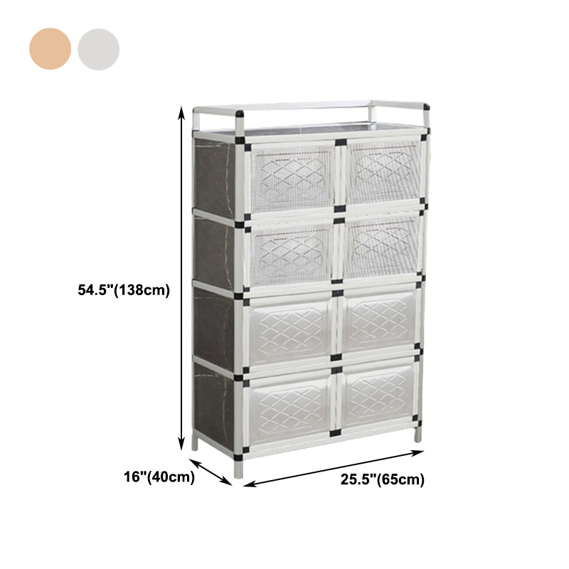 Server da pranzo in stile contemporaneo in metallo per cucina e sala da pranzo