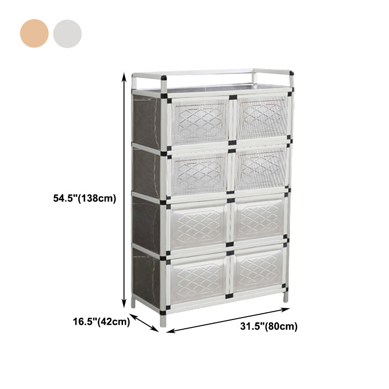 Server da pranzo in stile contemporaneo in metallo per cucina e sala da pranzo