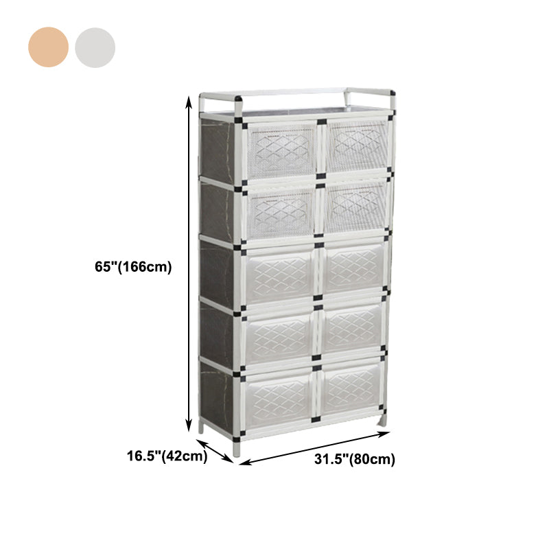 Server da pranzo in stile contemporaneo in metallo per cucina e sala da pranzo