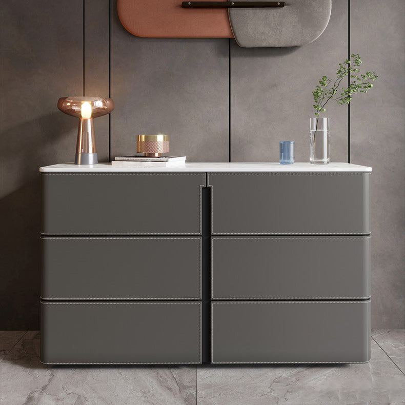 31,5 "H bullette de style moderne serveur de style moderne avec tiroirs pour cuisine et salle à manger