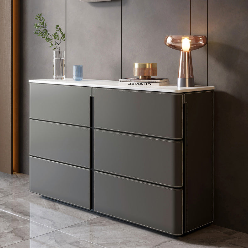 31,5 "H bullette de style moderne serveur de style moderne avec tiroirs pour cuisine et salle à manger