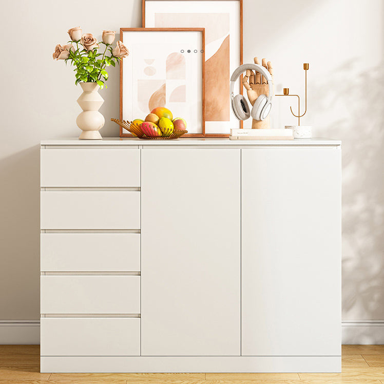 Artificial Wood Sideboard Modern Dining Sideboard with Drawers and Storage Clearhalo 'buffet_sideboard' 'Buffets & Sideboards' 'furn' 'furn_buffet_sideboard' 'Furniture' 'Kitchen & Dining Furniture' 5179607