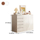 Artificial Wood Sideboard Modern Dining Sideboard with Drawers and Storage Clearhalo 'buffet_sideboard' 'Buffets & Sideboards' 'furn' 'furn_buffet_sideboard' 'Furniture' 'Kitchen & Dining Furniture' 5179624