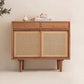 Sideboard contemporanea Porte Rattan Pinna armadio per soggiorno per soggiorno