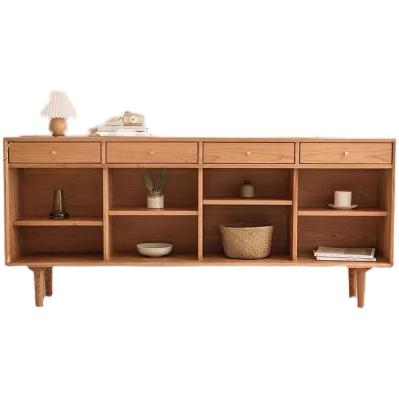 Sideboard contemporanea Porte Rattan Pinna armadio per soggiorno per soggiorno