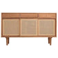 Sideboard contemporanea Porte Rattan Pinna armadio per soggiorno per soggiorno