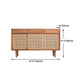 Sideboard contemporanea Porte Rattan Pinna armadio per soggiorno per soggiorno