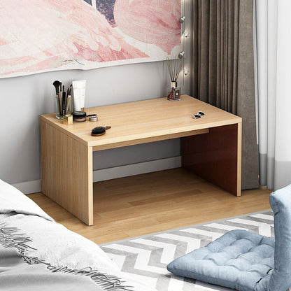 Zeitgenössischer Stil Engineered Wood Schreibtisch Rechteck Schlittenbasisschreibtisch für Home Office