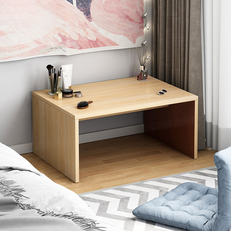 Zeitgenössischer Stil Engineered Wood Schreibtisch Rechteck Schlittenbasisschreibtisch für Home Office