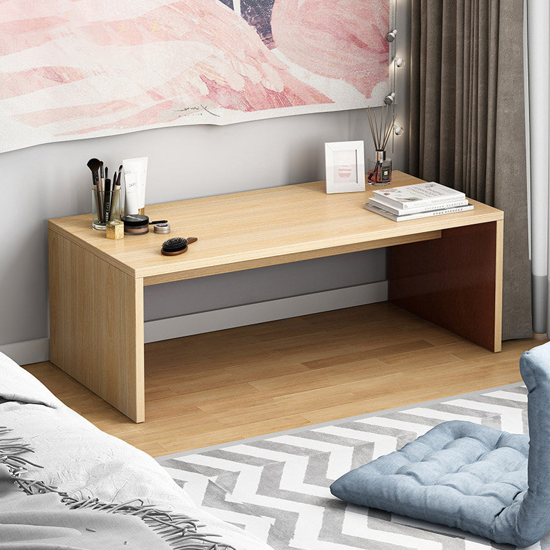 Zeitgenössischer Stil Engineered Wood Schreibtisch Rechteck Schlittenbasisschreibtisch für Home Office