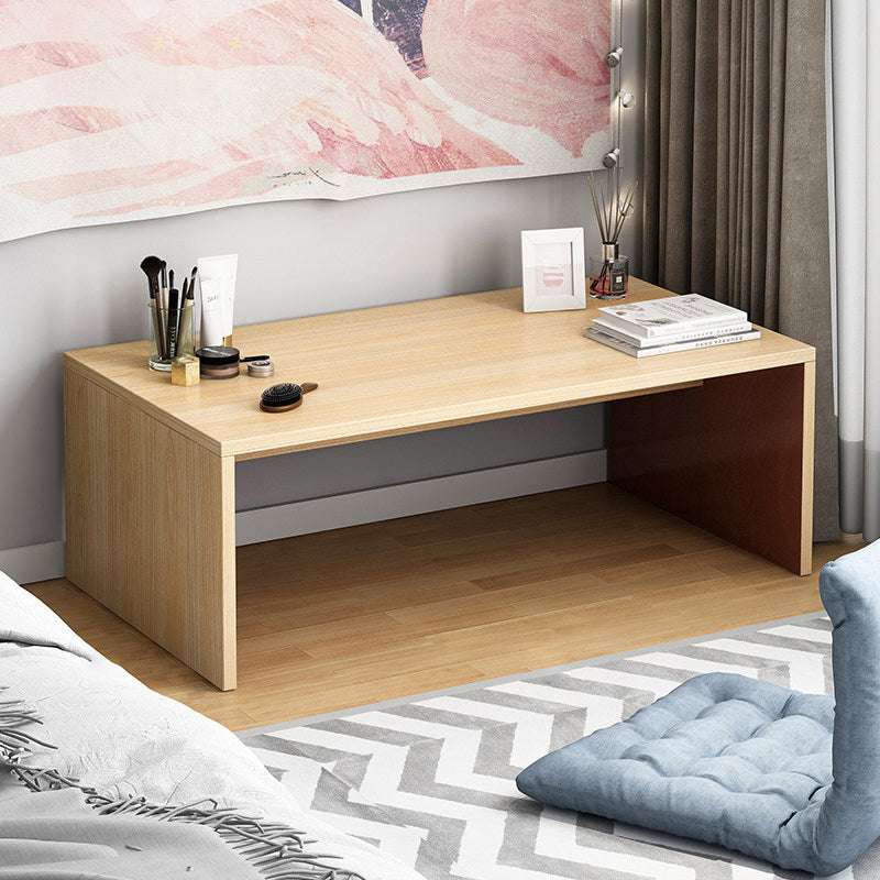 Zeitgenössischer Stil Engineered Wood Schreibtisch Rechteck Schlittenbasisschreibtisch für Home Office