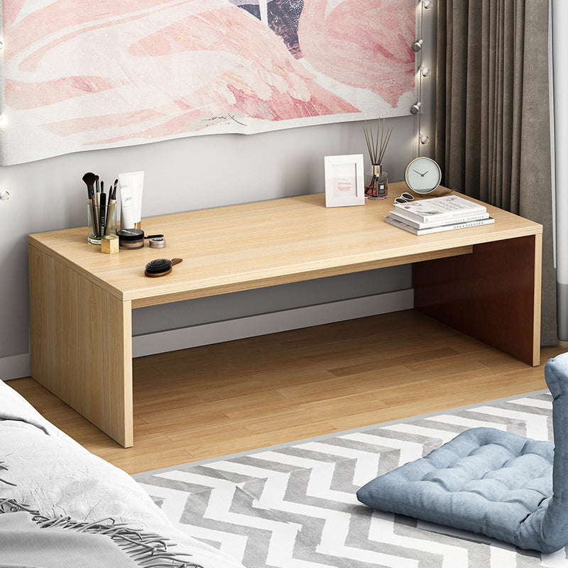 Zeitgenössischer Stil Engineered Wood Schreibtisch Rechteck Schlittenbasisschreibtisch für Home Office