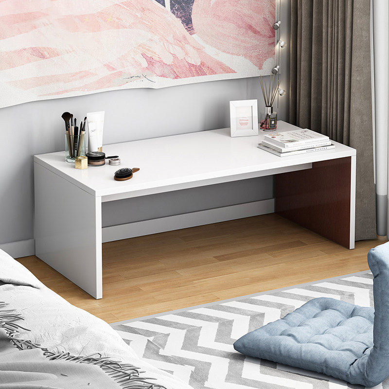 Zeitgenössischer Stil Engineered Wood Schreibtisch Rechteck Schlittenbasisschreibtisch für Home Office