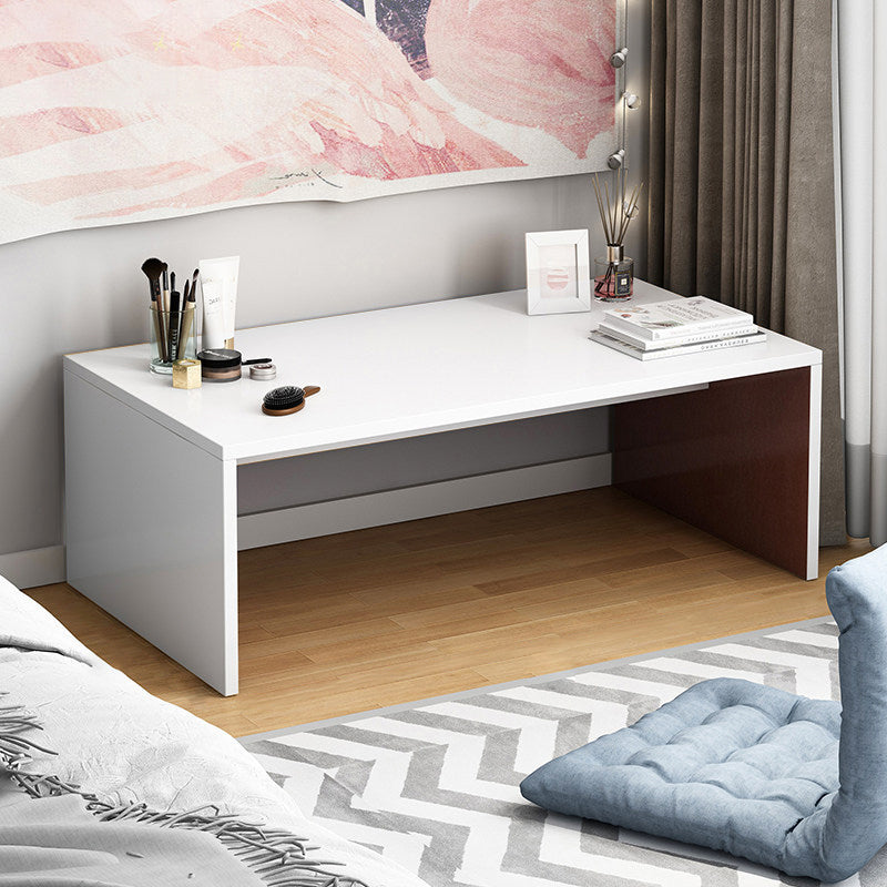 Zeitgenössischer Stil Engineered Wood Schreibtisch Rechteck Schlittenbasisschreibtisch für Home Office