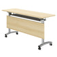 Bureau d'écriture rectangulaire pliant Modern Manufactured Wood Top Bureau avec roues lance-roues