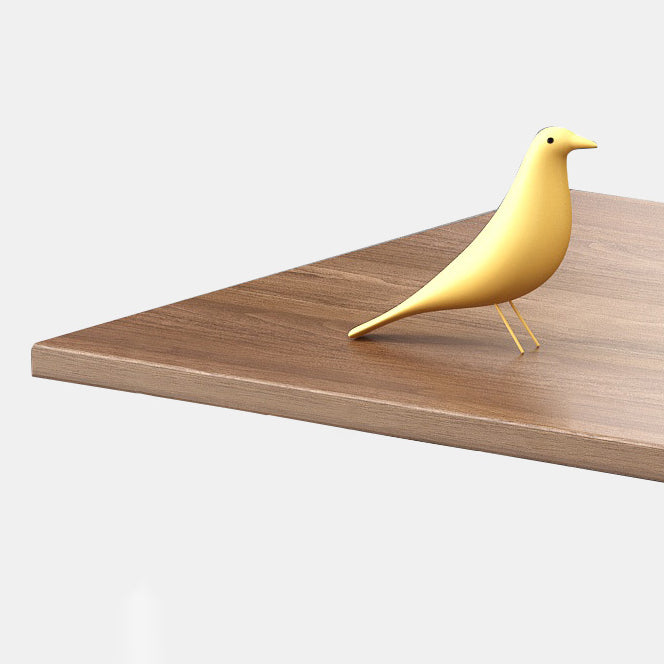 Bureau d'écriture rectangulaire pliant Modern Manufactured Wood Top Bureau avec roues lance-roues