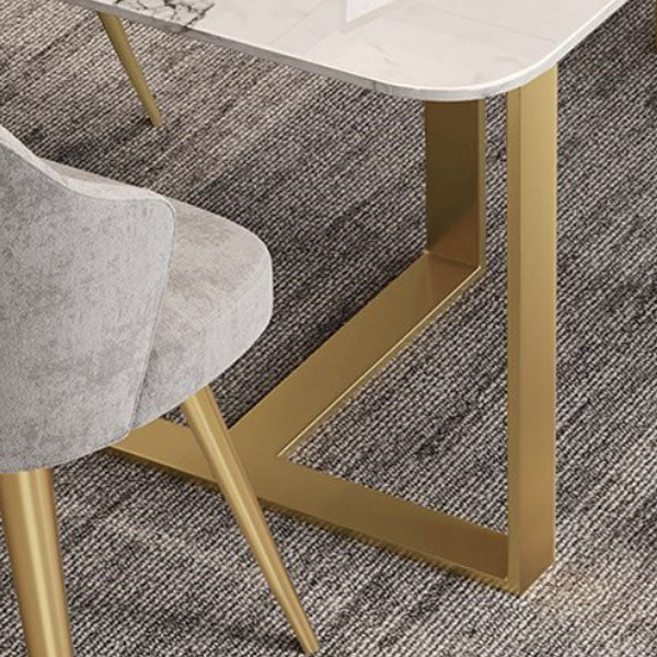 Scrivania di scrittura in stile contemporaneo slitta rettangolare da ufficio