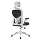 Modern Mesh Office Chair Ergonomic Padded Arms Chair with Wheels Black White With Headrest Clearhalo 'furn' 'furn_office_chair' 'Furniture' 'Office Chairs' 'Office Furniture' 'office_chair' 5179949