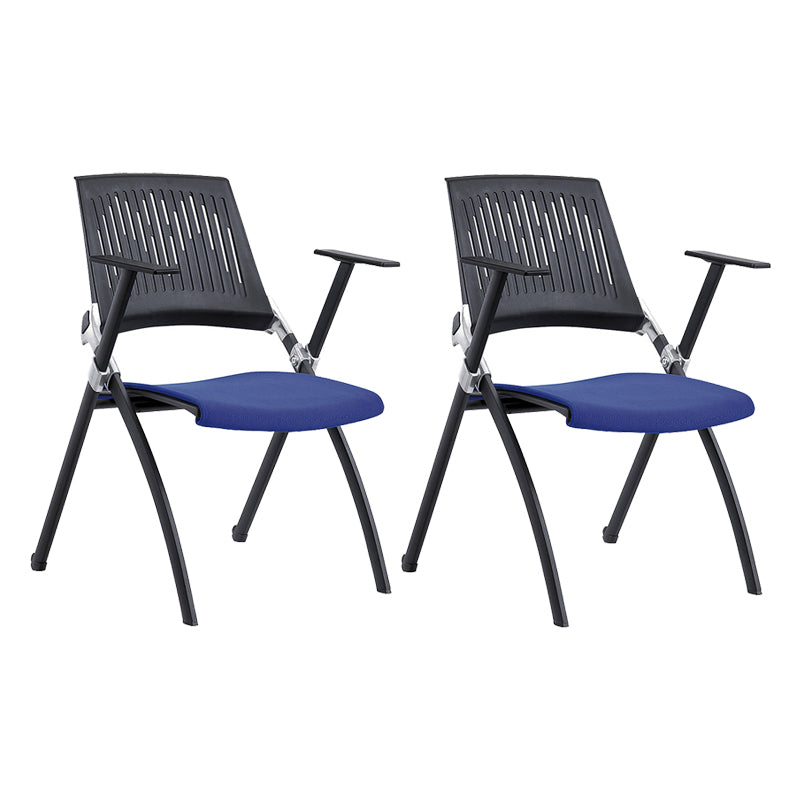 Sedia conferenza moderna con sedia da ufficio a telaio in metallo medio