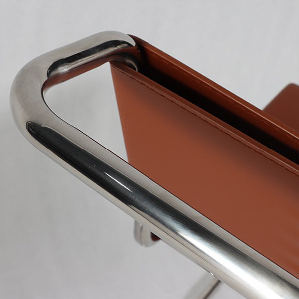 Armless Faux Leder Task Stuhl Modern Home Office Stuhl Keine Räder