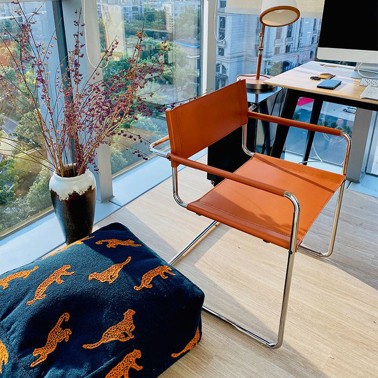 Armless Faux Leder Task Stuhl Modern Home Office Stuhl Keine Räder