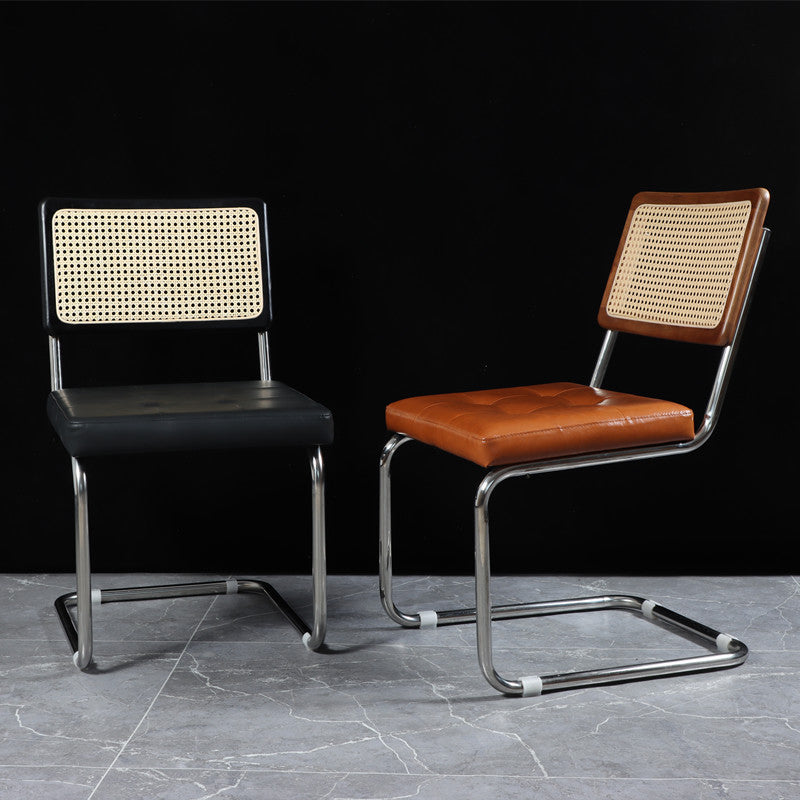 Mid Back Working Chair Moderne Holz ergonomische Task -Stuhl Keine Räder