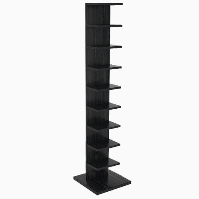 13.78"W Bookcase Contemporary Style Invisible Bookshelf for Home Office 13.8"L x 13.8"W x 63.4"H Black Clearhalo 'Bookcases' 'furn' 'furn_bookcases' 'Furniture' 'Office Furniture' 5180164