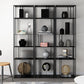 Office Etagere Bookshelf Modern Bookcase with Rectangle Shelves