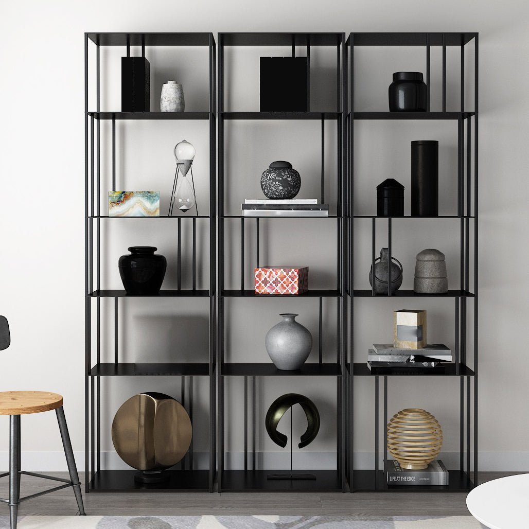 Büro Etagere Bücherregal Modernes Bücherregal mit Rechteckregalen