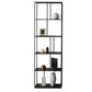 Office Etagere Bookshelf Modern Bookcase with Rectangle Shelves
