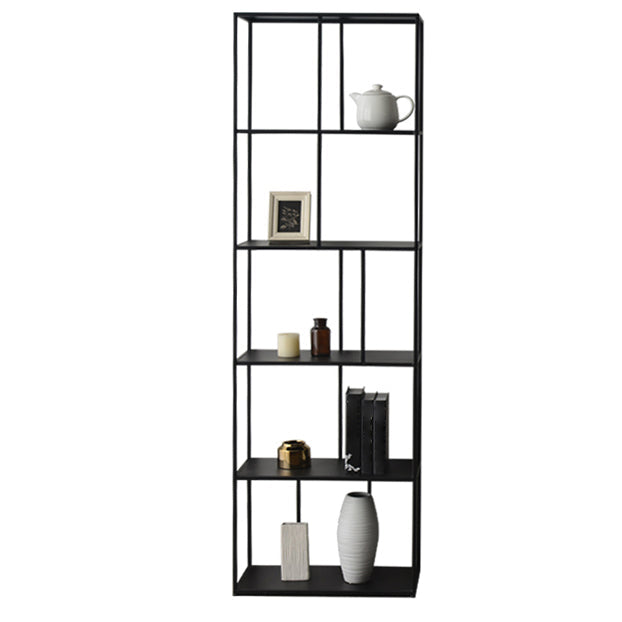 Office Etagere Bookshelf Modern Bookcase with Rectangle Shelves