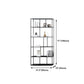 Office Etagere Bookshelf Modern Bookcase with Rectangle Shelves