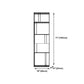 Office Etagere Bookshelf Modern Bookcase with Rectangle Shelves