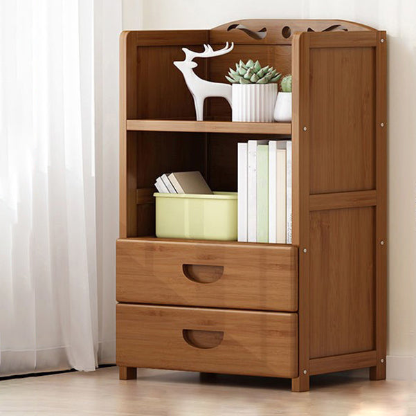 Libreria in legno fabbricato a standard verticale contemporaneo