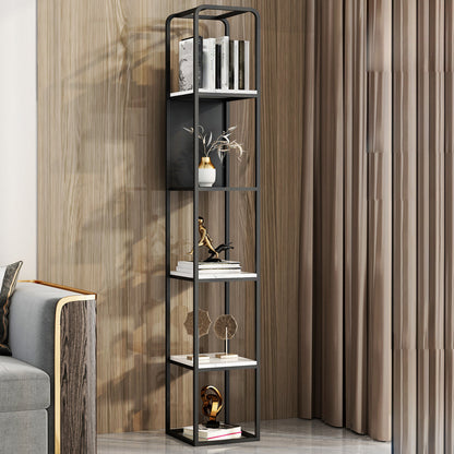 70.87"H Bookcase Contemporary Style Open Back Bookshelf for Home Office