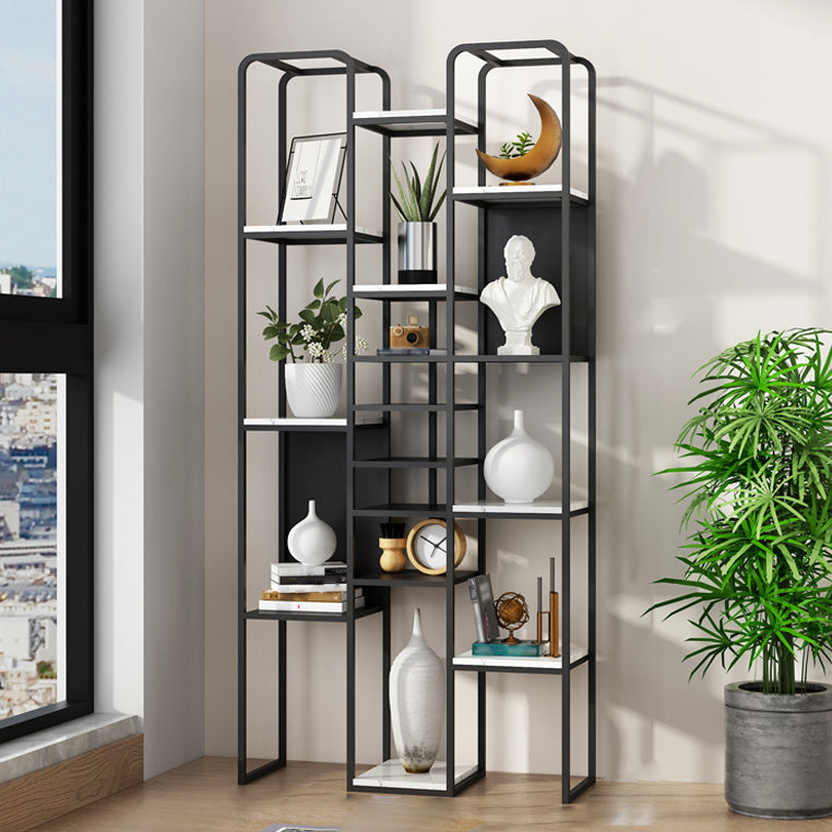 70.87"H Bookcase Contemporary Style Open Back Bookshelf for Home Office