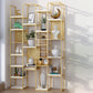 70.87"H Bookcase Contemporary Style Open Back Bookshelf for Home Office