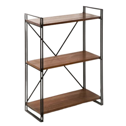 Home Office Etagere Bookshelf Modern Bookcase with Rectangle Shelves