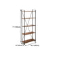 Home Office Etagere Bookshelf Modern Bookcase with Rectangle Shelves