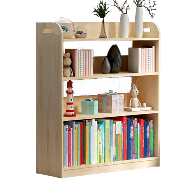 Natural Urban Etagere Bookshelf Oak Wood Open Bookcase for Home 31.5"L x 10.6"W x 37.4"H Clearhalo 'Bookcases' 'furn' 'furn_bookcases' 'Furniture' 'Office Furniture' 5180405