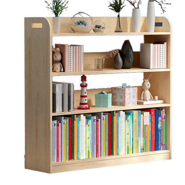 Natural Urban Etagere Bookshelf Oak Wood Open Bookcase for Home 39.4"L x 10.6"W x 37.4"H Clearhalo 'Bookcases' 'furn' 'furn_bookcases' 'Furniture' 'Office Furniture' 5180407
