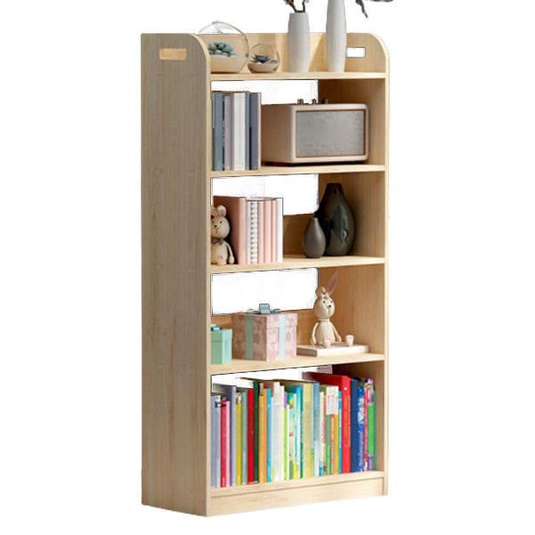 Natural Urban Etagere Bookshelf Oak Wood Open Bookcase for Home 23.6"L x 10.6"W x 47.2"H Clearhalo 'Bookcases' 'furn' 'furn_bookcases' 'Furniture' 'Office Furniture' 5180409