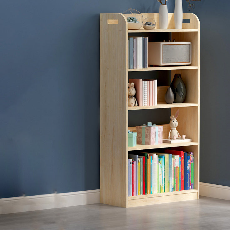 Natural Urban Etagere Bookshelf Oak Wood Open Bookcase for Home Clearhalo 'Bookcases' 'furn' 'furn_bookcases' 'Furniture' 'Office Furniture' 5180417