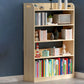 Natural Urban Etagere Bookshelf Oak Wood Open Bookcase for Home Clearhalo 'Bookcases' 'furn' 'furn_bookcases' 'Furniture' 'Office Furniture' 5180418
