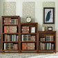 Home Standard Bookcase Contemporary Solid Wood Fixed Bookshelf