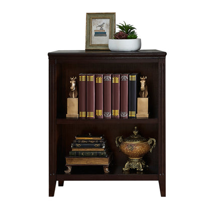 Home Standard Bookcase Contemporary Solid Wood Fixed Bookshelf