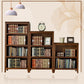 Home Standard Bookcase Contemporary Solid Wood Fixed Bookshelf