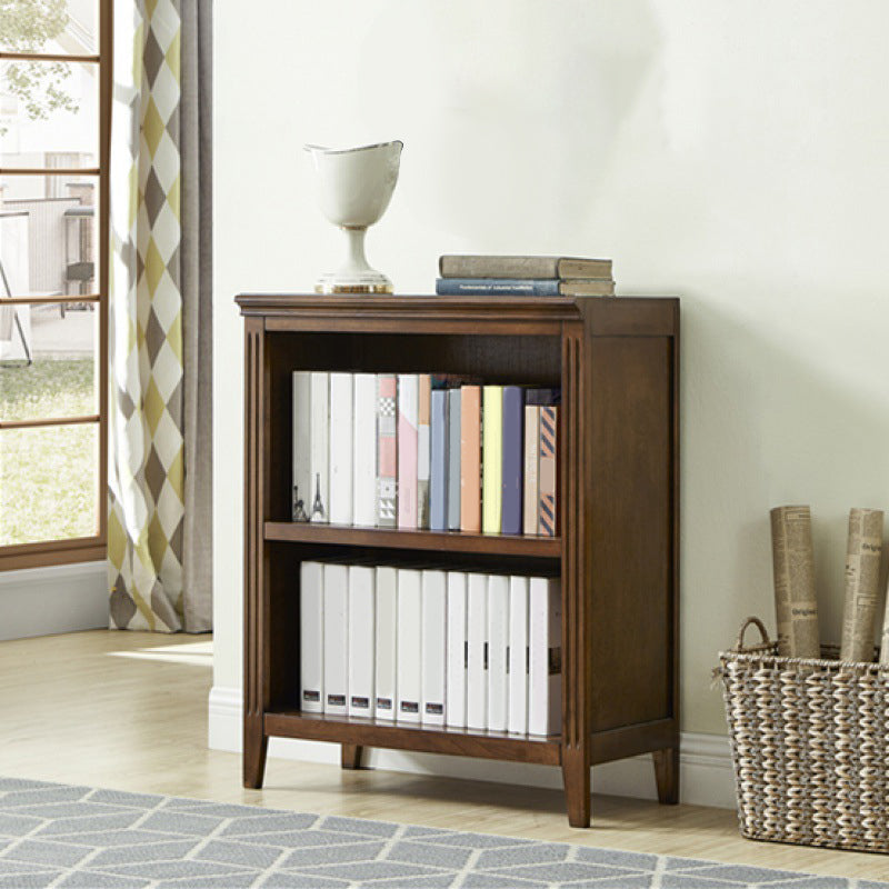 Solid Wood Standard Bookcase Modern Home Bookshelf with Rectangle Shelves Clearhalo 'Bookcases' 'furn' 'furn_bookcases' 'Furniture' 'Office Furniture' 5180544