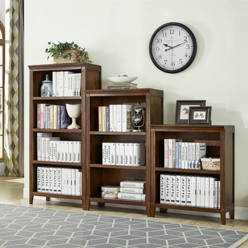 Solid Wood Standard Bookcase Modern Home Bookshelf with Rectangle Shelves Clearhalo 'Bookcases' 'furn' 'furn_bookcases' 'Furniture' 'Office Furniture' 5180556