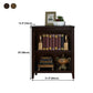 Solid Wood Standard Bookcase Modern Home Bookshelf with Rectangle Shelves Clearhalo 'Bookcases' 'furn' 'furn_bookcases' 'Furniture' 'Office Furniture' 5180559